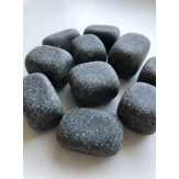 Долерит шлифованный крупный для бани и сауны 1 кг,  комплект камней 10 кг